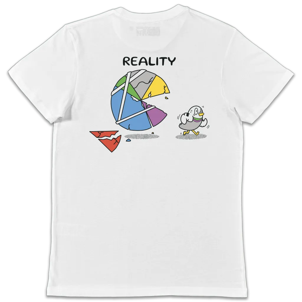 T-Shirt Bianca Collaso del Divenire Retro.webp