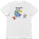 T-Shirt Bianca Collaso del Divenire Retro.webp