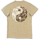 T-Shirt Sabbia Yin Yang Flow Po Retro.webp