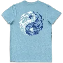 T-Shirt Azzurra Yin Yang Flow Brenta Retro.webp