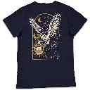T-shirt Blu Navy Lux Lucet Retro.webp
