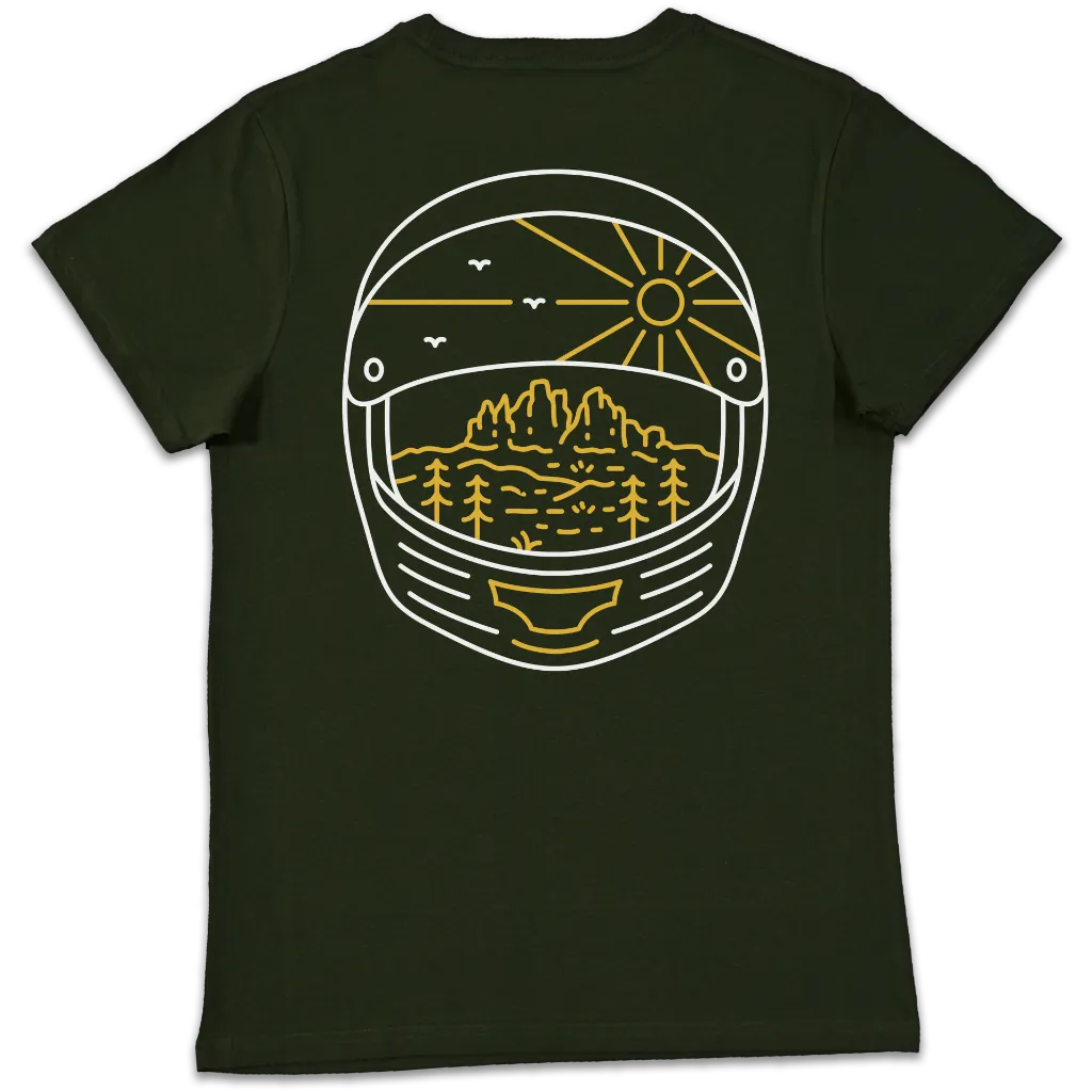 T-shirt Bottle Green Ride Wild 3 Cime Retro.webp