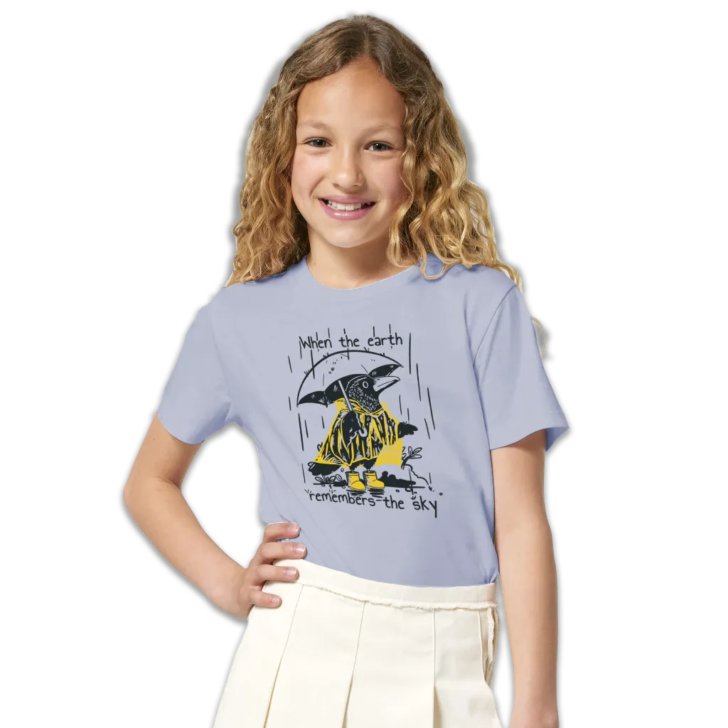 T-shirt Kids Serene Blu Petricore Bambina.webp
