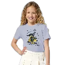 T-shirt Kids Serene Blu Petricore Bambina.webp