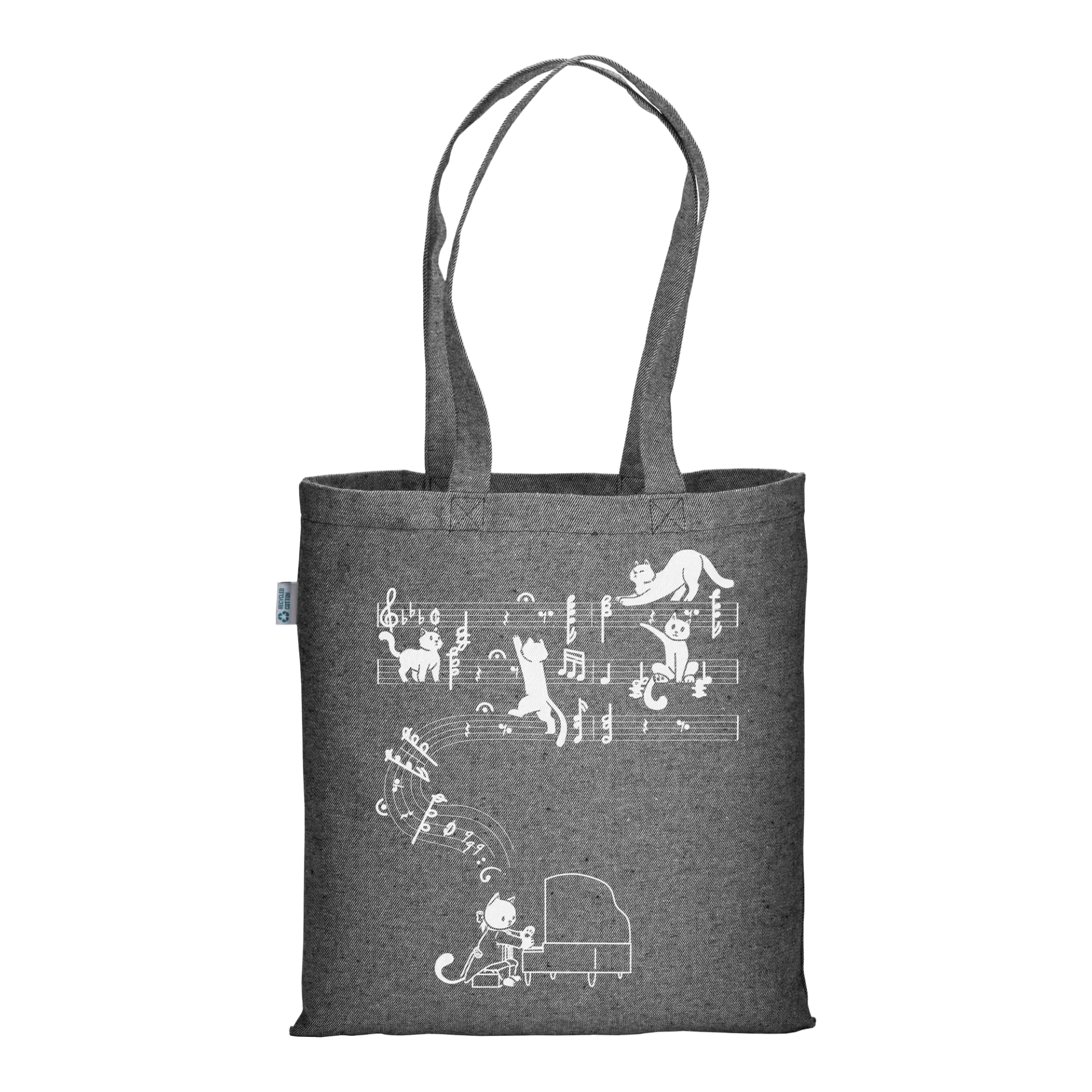 Meowzart - Borsa Tote Grafite Melange