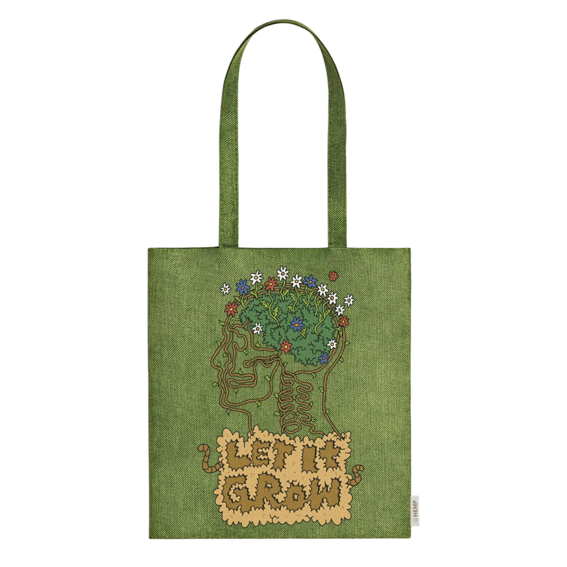 Let it Grow - Borsa Tote Canapa