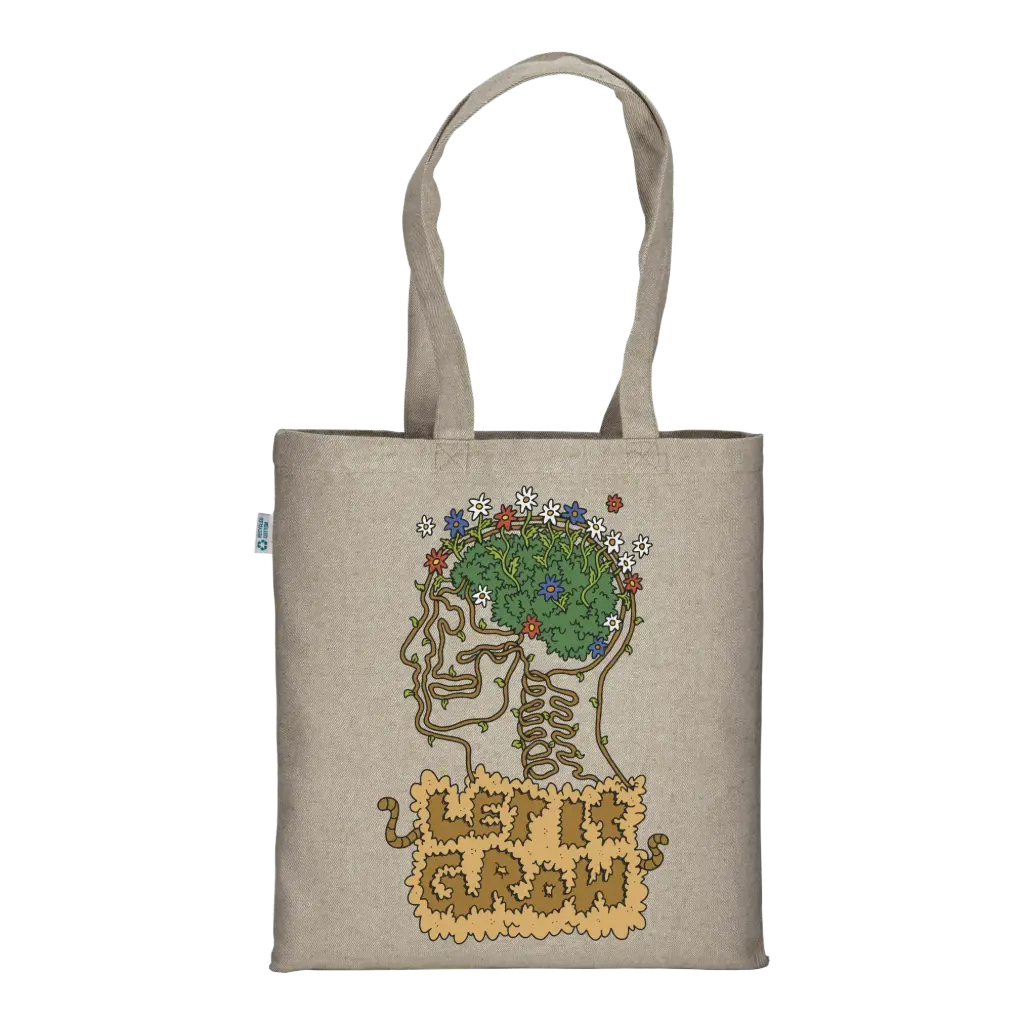 Let it Grow - Tote Bag Natural