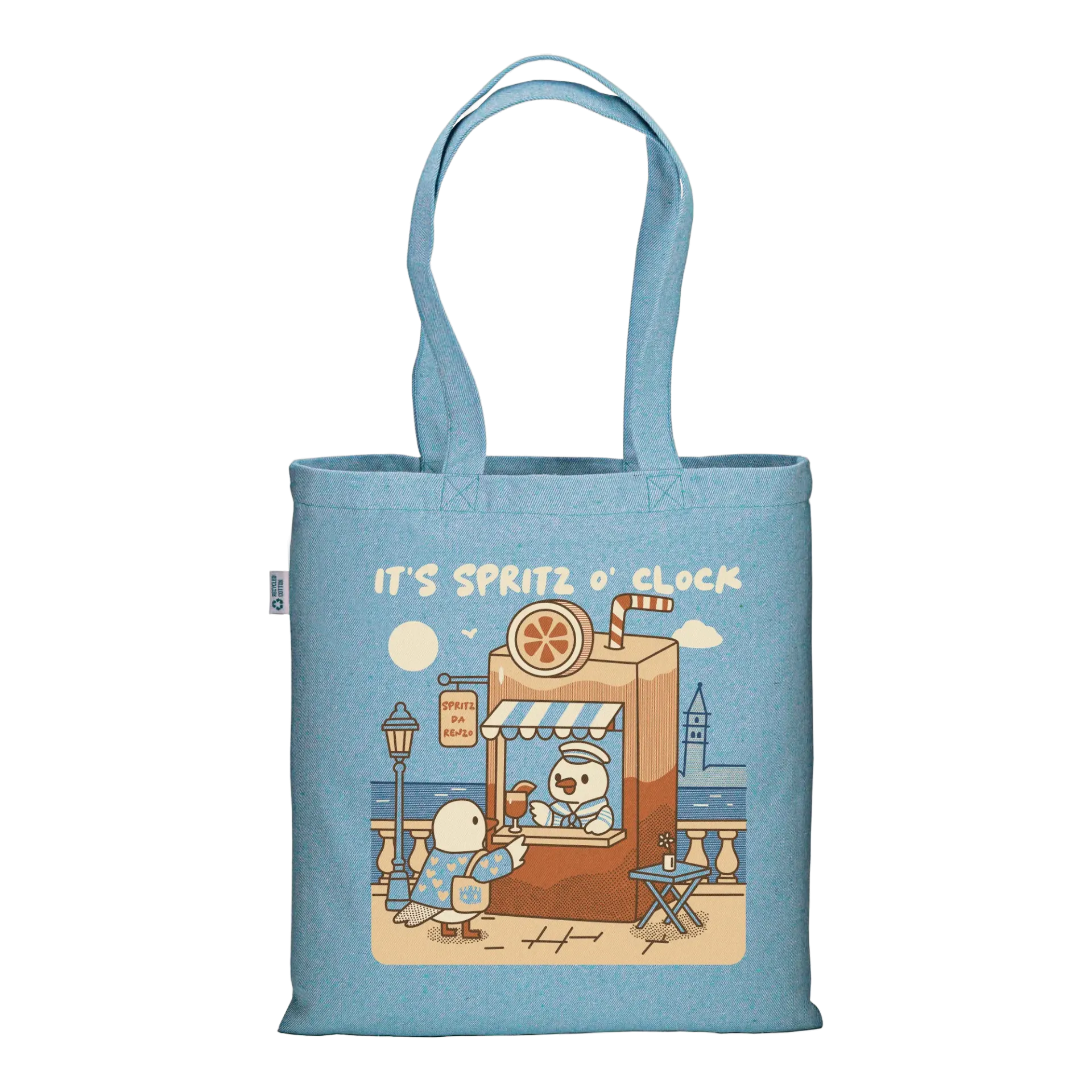 Spritz O'Clock by Day - Borsa Tote Azzurro Melange