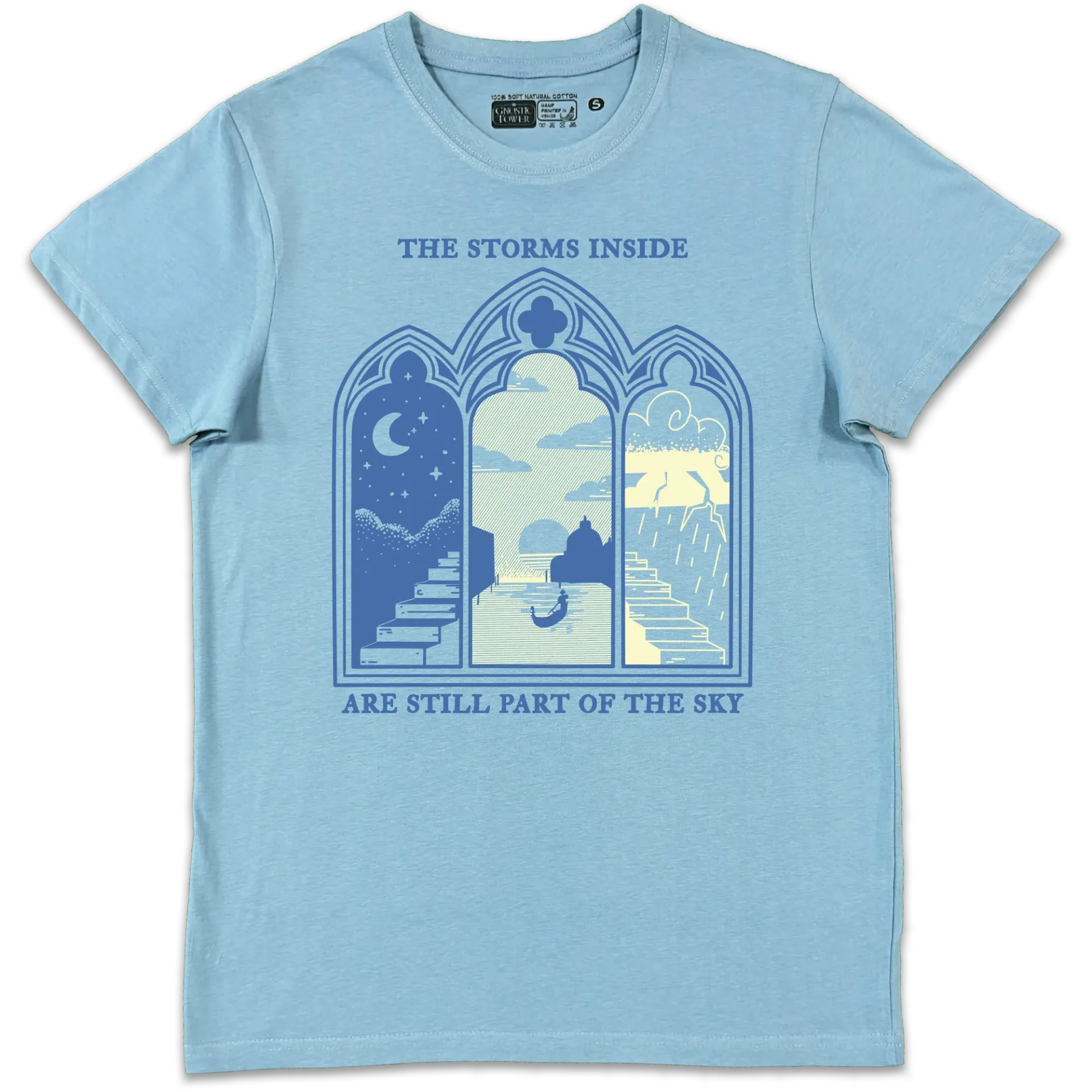 The Storms Inside: Alba - T Shirt Unisex Azure (XS)