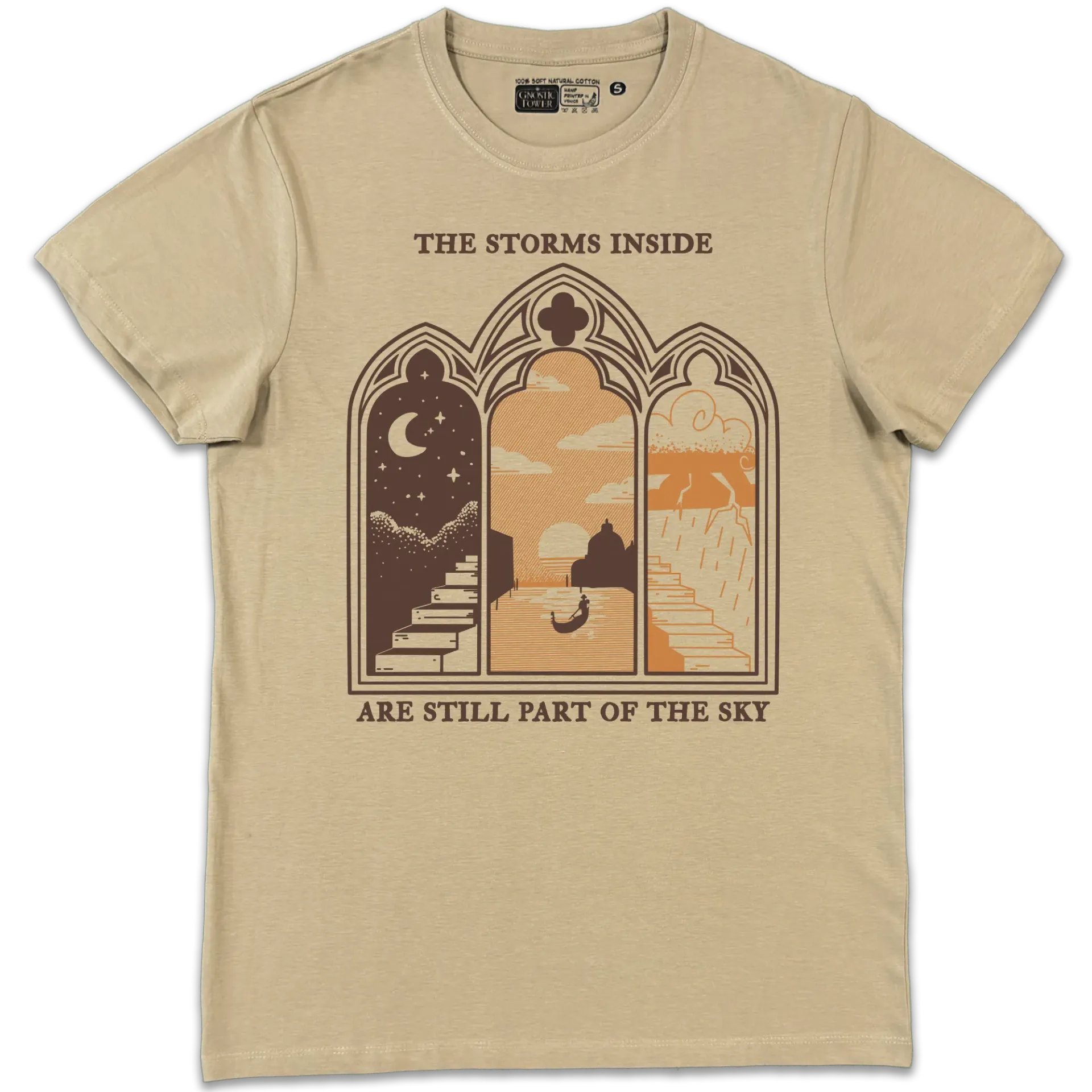The Storms Inside: Tramonto - T Shirt Unisex Sand (XS)