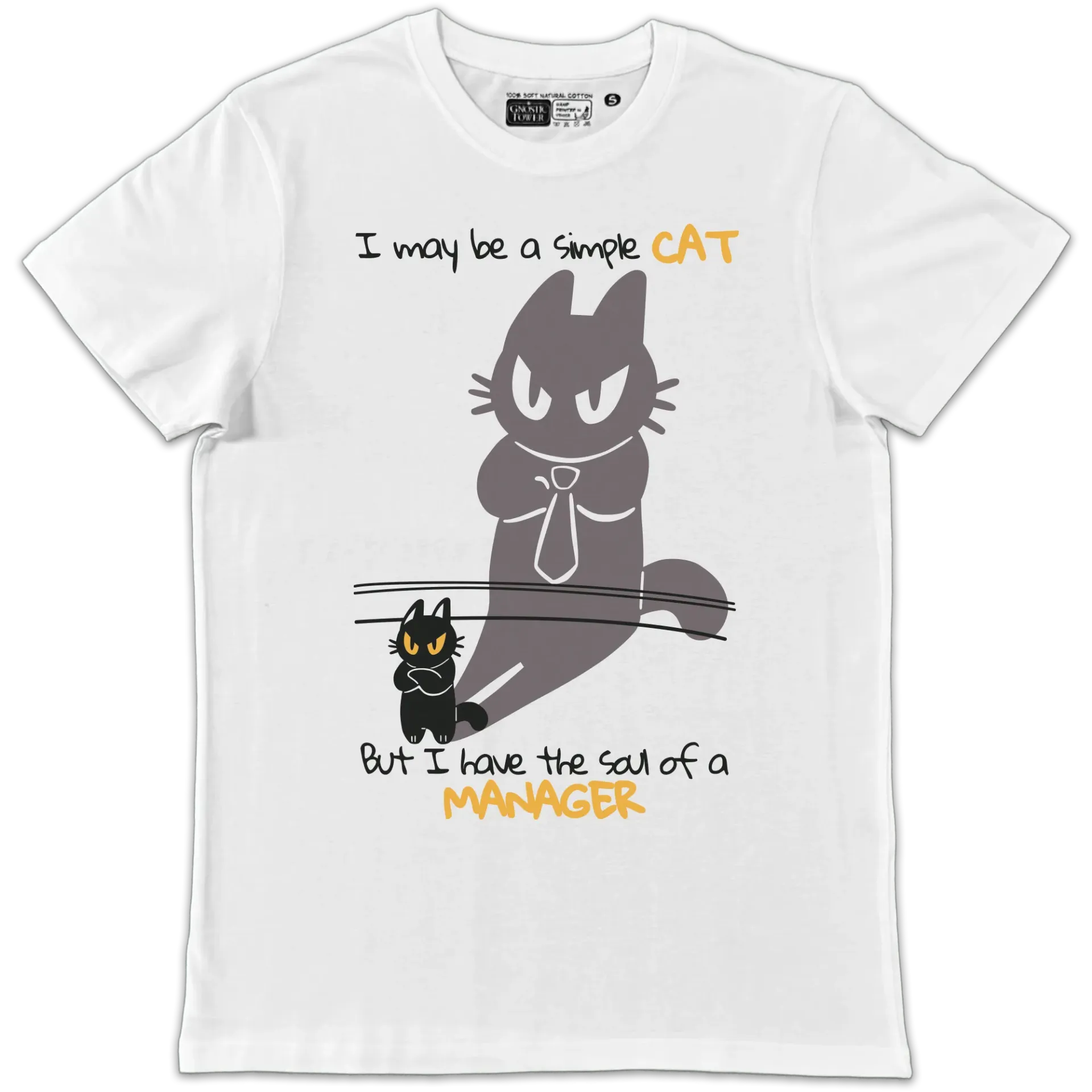 Top Manager - T Shirt Unisex Bianco (XS)