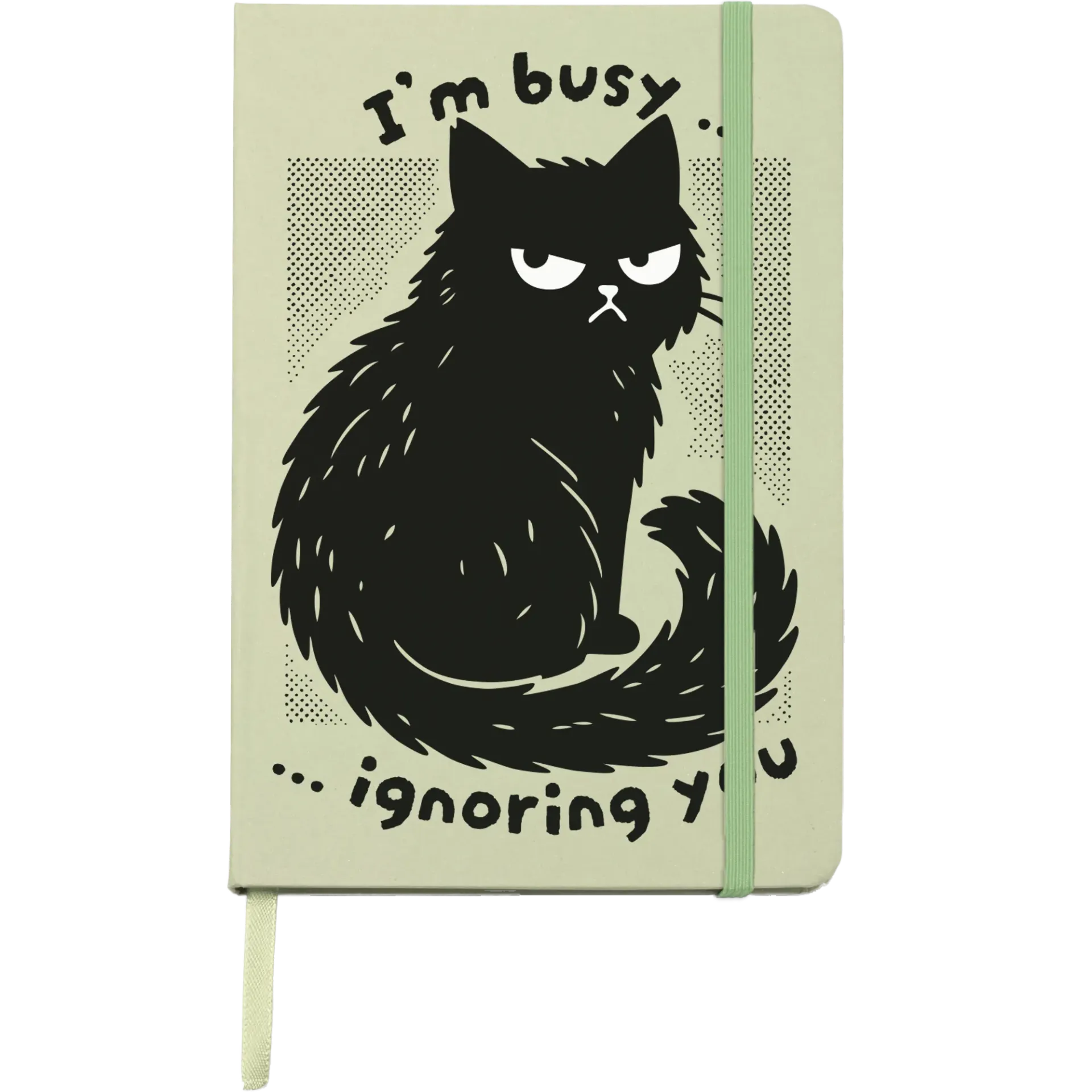 Busy Cat - Kiwi Notebook