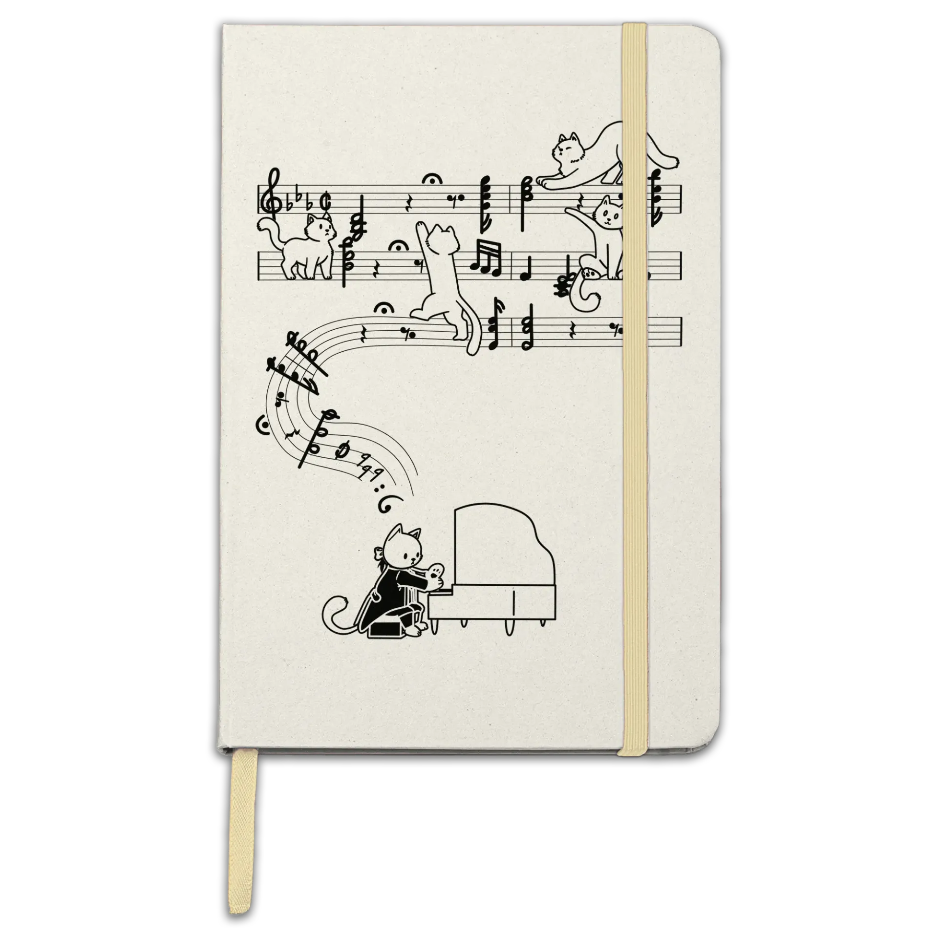 Meowzart - Lemon Notebook