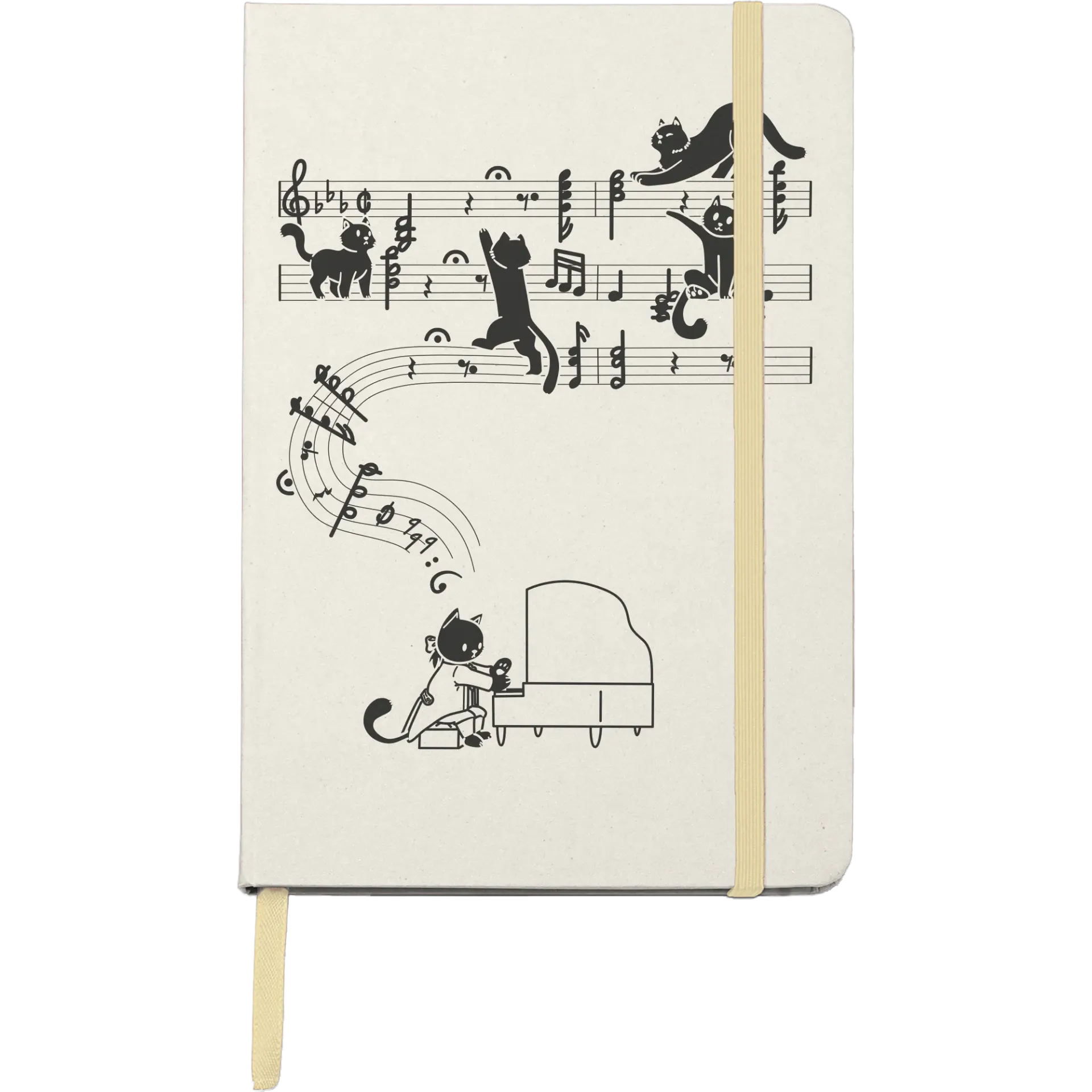 Meowzart - Lemon Notebook