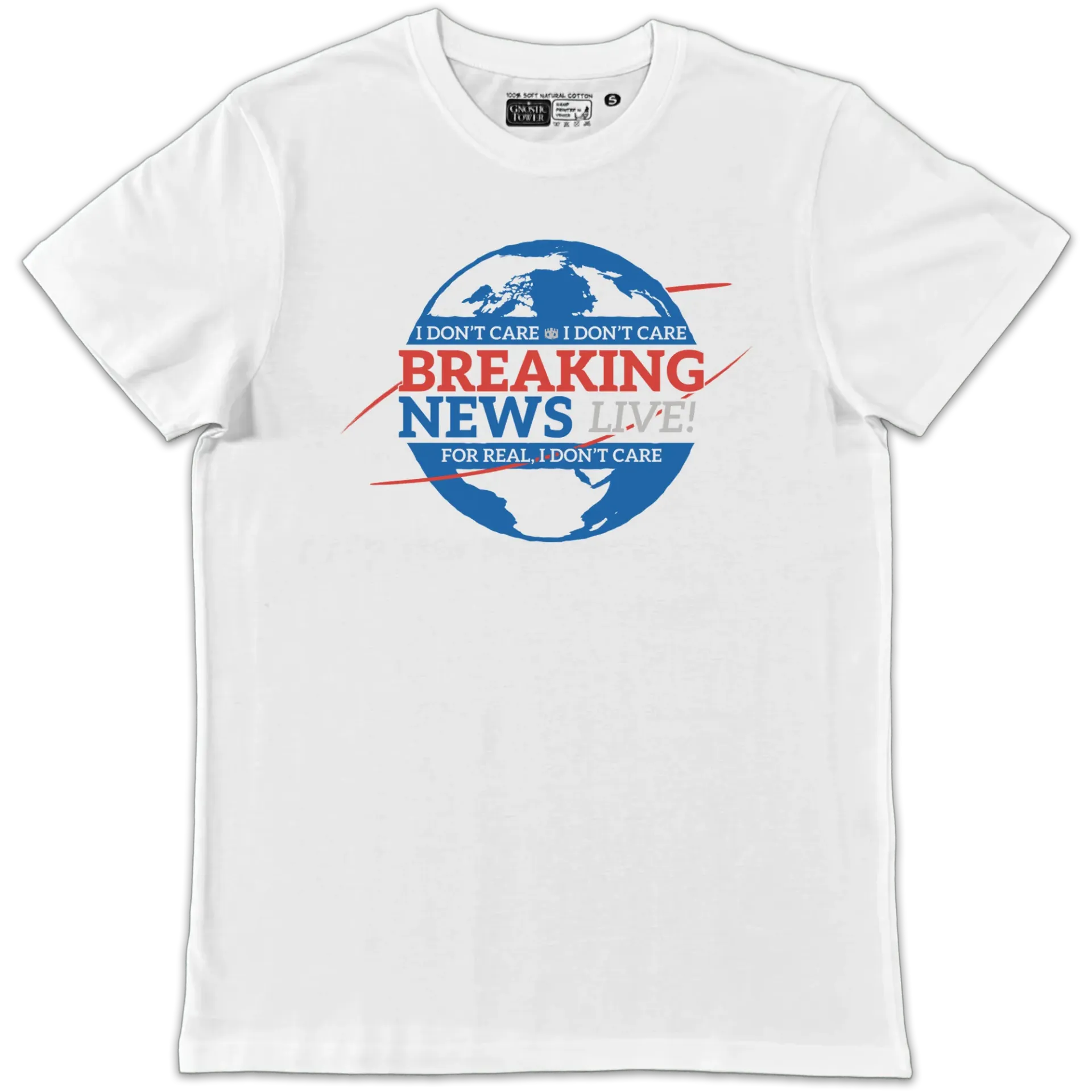 Breaking News: Sigla - T Shirt Unisex Bianco (XS)