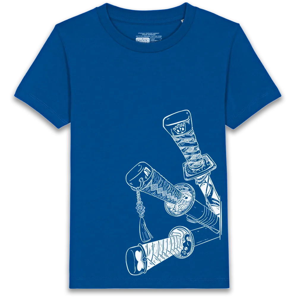 Swords of Victory - Kids’ T Shirt Sapphire Blue