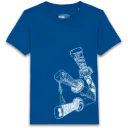 Swords of Victory - T Shirt Bambino Blu Zaffiro