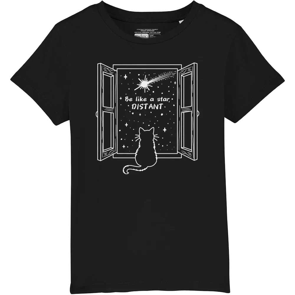 Le Stelle - T Shirt Bambino Nera (3-4)