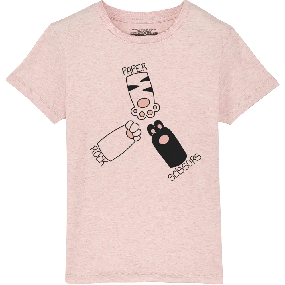 La Ruota della Fortuna - T Shirt Bambino Rosa Melange (3-4)