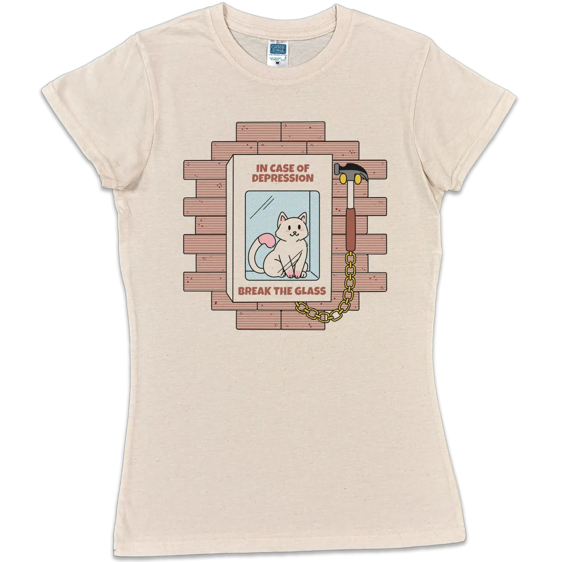 Break the Glass – Women’s T Shirt Natural Raw (S)