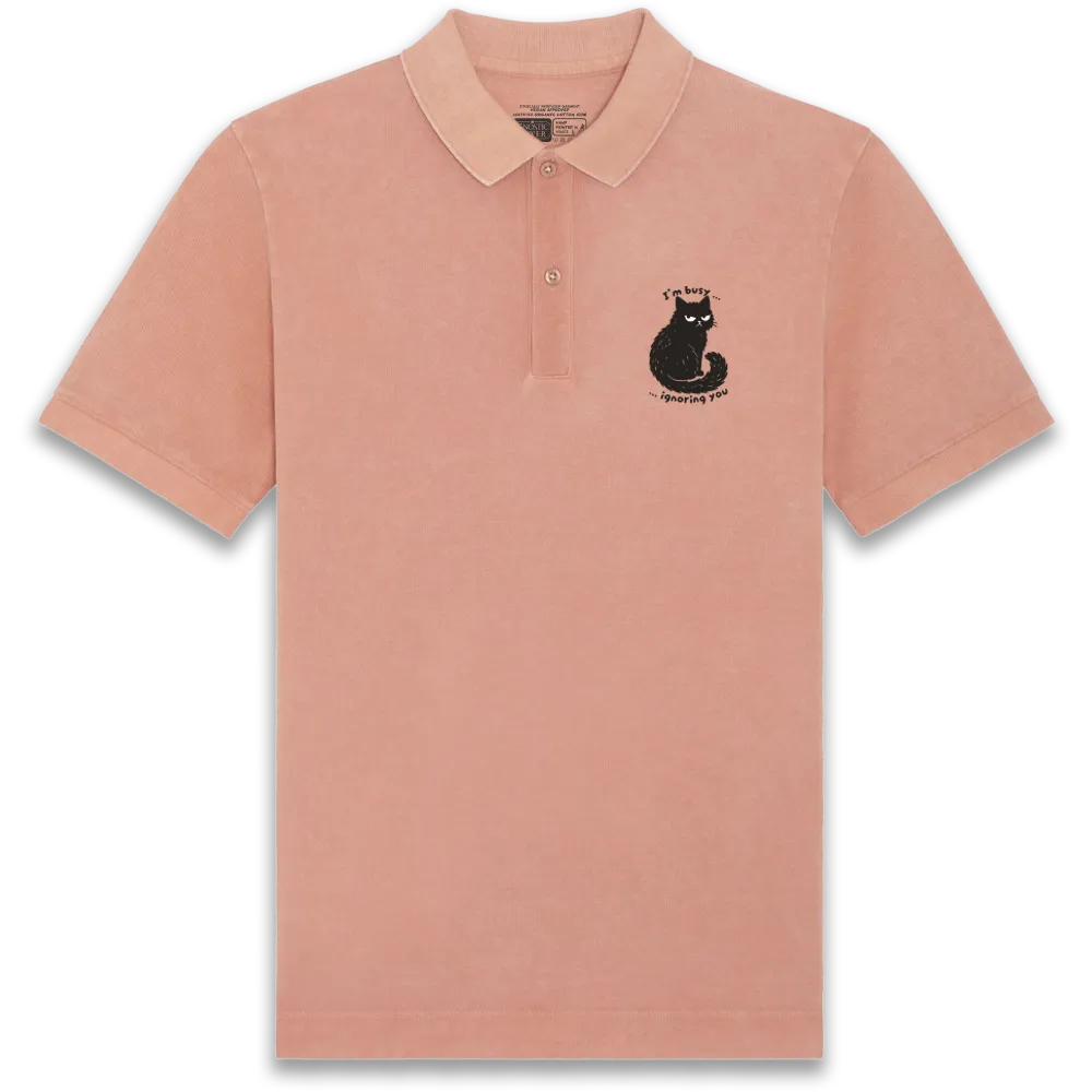 Busy Cat - Polo Aged Rose, with Gradient Effects (XS)