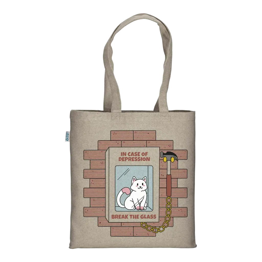 Break the Glass - Tote Bag Natural